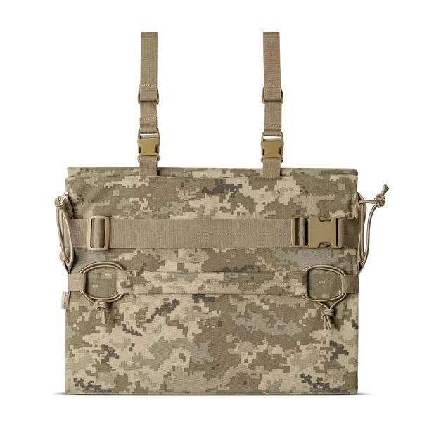 Каремат для сидения Ukrarmor раскладной тройной. Cordura 500D. Пиксель (мм-14) UM.121.0011 фото