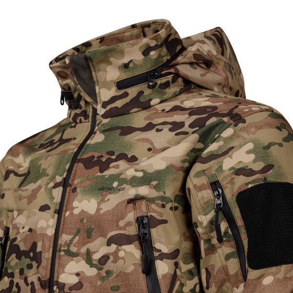 Куртка тактическая Ukrarmor Softshell Hawk Jacket. Размер S/Long. Мультикам UM.079.0210 фото