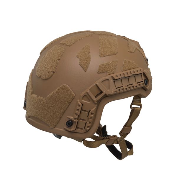 Тактичний кевларовий шолом ARCH Helmet (ECH) (M) з вирізом під активні навушники. Виробник: Данія. - Койот 300609 фото