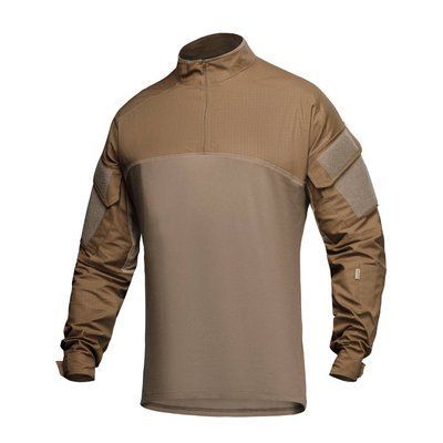 Тактична сорочка Ukrarmor Core Combat Shirt, довгий рукав, комбіновані матеріали. XL. Койот UM.071.0053 фото