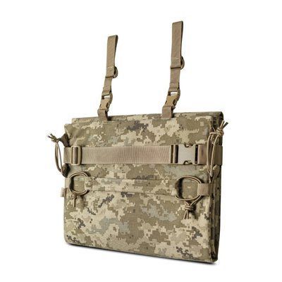 Каремат для сидения Ukrarmor раскладной тройной 2-го класса защиты. Cordura 500D. Пиксель (мм-14) US.121.0027 фото