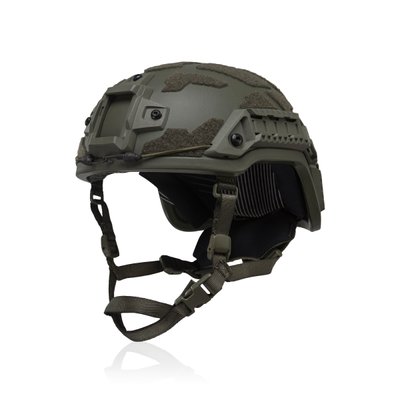 Тактичний кевларовий шолом ARCH Helmet (ECH) (M) з вирізом під активні навушники. Виробник: Данія. - Олива 400609 фото