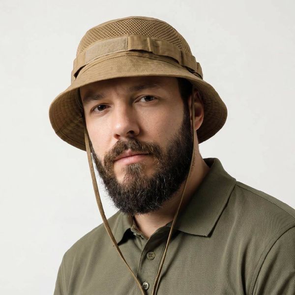 Панама тактическая Ukrarmor Brim Hat Rip-Stop. Койот UM.089.0140 фото