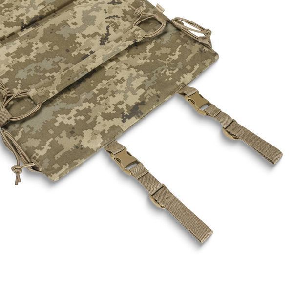 Каремат для сидения Ukrarmor раскладной тройной 2-го класса защиты. Cordura 500D. Пиксель (мм-14) US.121.0027 фото