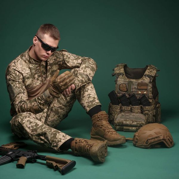 Тактические военные штаны Ukrarmor XT Combat Pants. Размер S. Пиксель (мм-14) UM.073.0006 фото