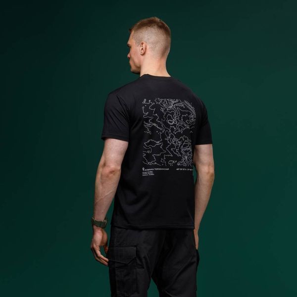 Футболка чоловіча Ukrarmor Basic Military T-Shirt. Avdiivka. Розмір S. Чорний UM.076.0090 фото