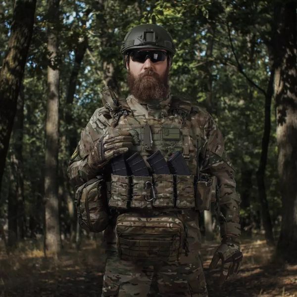 Комплект снаряжения Ukrarmor Vest Full (based on IBV) S/M без баллистической защиты. Мультикам US.160.0002 фото