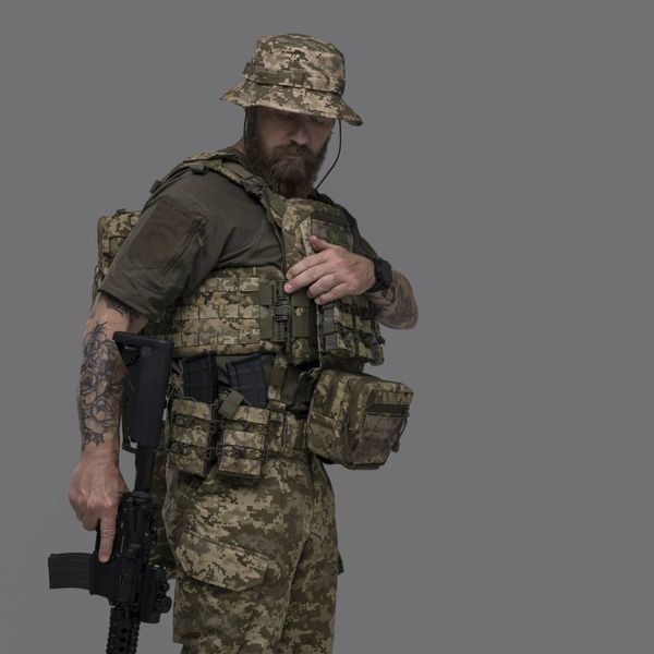 Кепи тактическая Ukrarmor Combat Hat (TDU ripstop). Пиксель (мм-14) UM.089.0006 фото