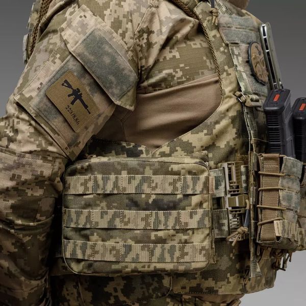 Боковые бронепластины 3 класс защиты (комплект) НВМПЭ 21.5х16 см. Пиксель (мм-14) US.163.0026 фото