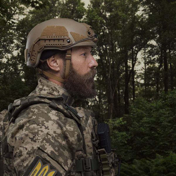 Кевларовий шолом TOR-D-VN (покращений). Виробник: Україна. Колір: Койот. Розмір M UM.020.0037 фото