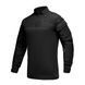 Тактична сорочка Ukrarmor Core Combat Shirt, довгий рукав, комбіновані матеріали. S. Чорний UM.071.0074 фото