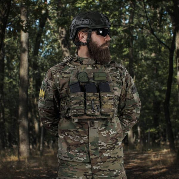 Бронежилет Ukrarmor 3-го класса защиты M.V.P.. Мультикам US.001.0628 фото