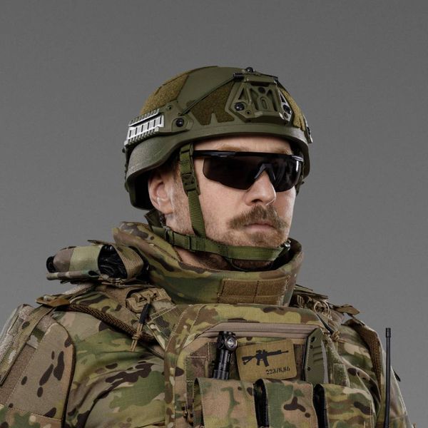 Балістичний шолом Sestan-Busch Helmet Mid Cut (BK-ACH-MC). Колір Олива. Розмір L UM.020.0046 фото