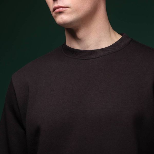 Кофта тактична Ukrarmor Base Soft Sweatshirt. Розмір S. Чорний/Black UM.177.0049 фото