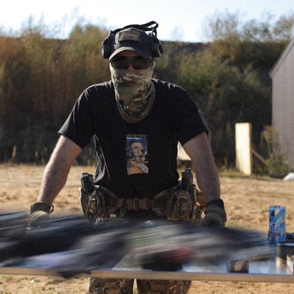 Футболка чоловіча Ukrarmor Basic Military T-Shirt. Battle Pup. Розмір S. Чорний UM.076.0175 фото