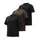 Комплект футболок (3 шт) Ukrarmor Basic Military T-shirt. Розмір S. Чорний / Олива US.173.0028 фото