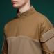 Тактическая рубашка Ukrarmor Core Combat Shirt, длинный рукав, комбинированные материалы. S. Койот UM.071.0052 фото 3