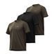 Комплект футболок (3 шт) Ukrarmor Basic Military T-shirt. Розмір S. Олива / Чорний US.173.0030 фото