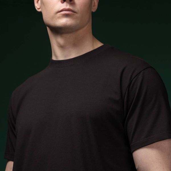 Комплект футболок (3 шт) Ukrarmor Basic Military T-shirt без логотипу. Розмір S. Чорний US.173.0072 фото
