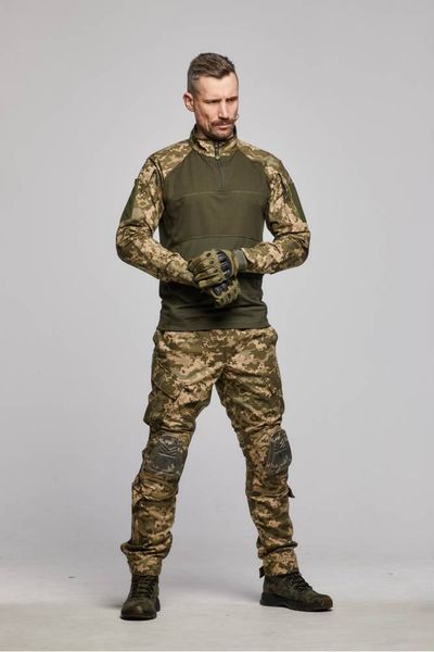 Тактична сорочка Ukrarmor UBACS ЗСУ (основа Coolmax, рукава Rip-Stop). S. Піксель (мм-14) UM.071.0001 фото
