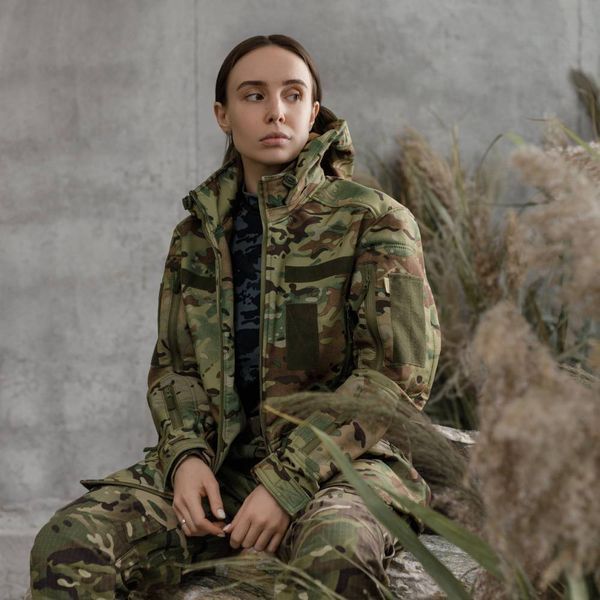 Куртка тактична жіноча Ukrarmor Softshell WAC-17. Розмір L. Мультикам UM.079.0254 фото