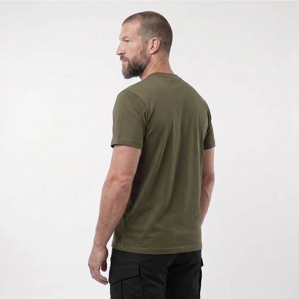 Футболка Ukrarmor Basic Military T-shirt 2.0. Cotton and Elastane. Розмір S. Олива UM.076.0585 фото