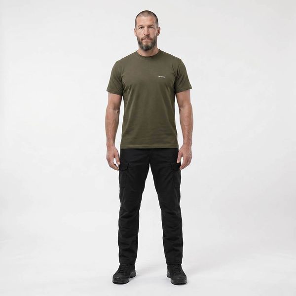 Футболка Ukrarmor Basic Military T-shirt 2.0. Cotton and Elastane. Розмір S. Олива UM.076.0585 фото
