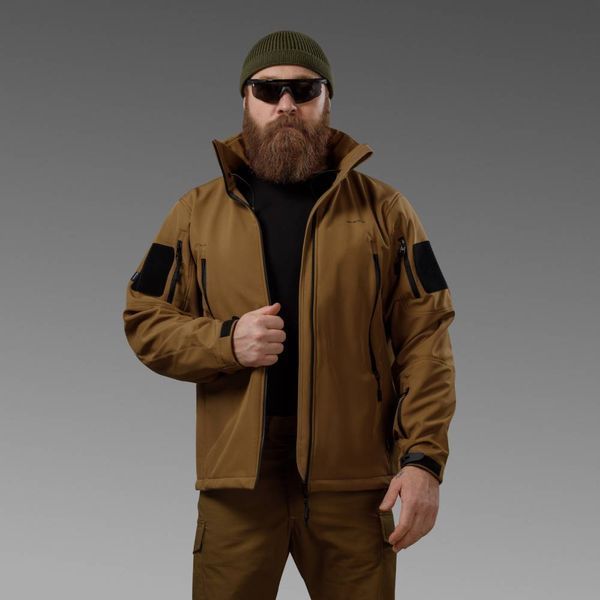Комплект одягу Ukrarmor Softshell Hawk Jacket & Pants. Захист від вітру та вологи. S. Койот US.156.0077 фото