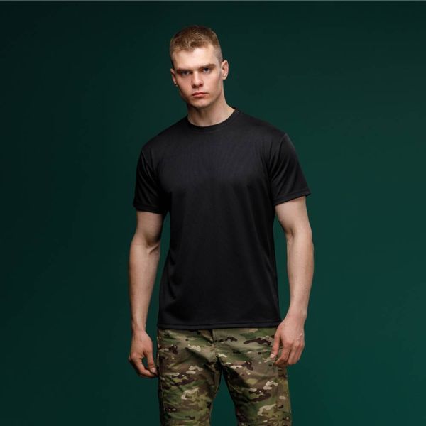 Комплект футболок (3 шт) Ukrarmor AIR Coolmax без логотипа. Размер S. Чёрный US.173.0050 фото