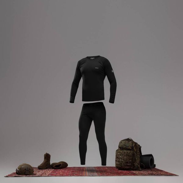 Термоштани Ukrarmor 1+ рівень TOUNDRA I+ (Cold Weather Thermal System). Розмір XXXL. Чорний UM.086.0052 фото